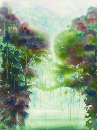 Flodljus i regnskogen, (2000, 100x74 cm)