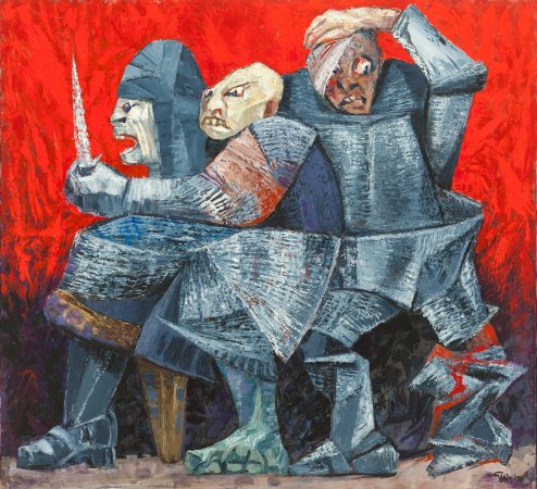 Forlorarna (ar 1994,120x130cm)