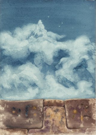 Muren i Macho Picco, (1977, 68x48 cm)