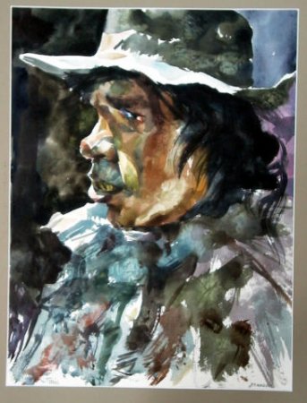 Vagabond, Ecuador (akvarell 46x56 cm, privat ägo)